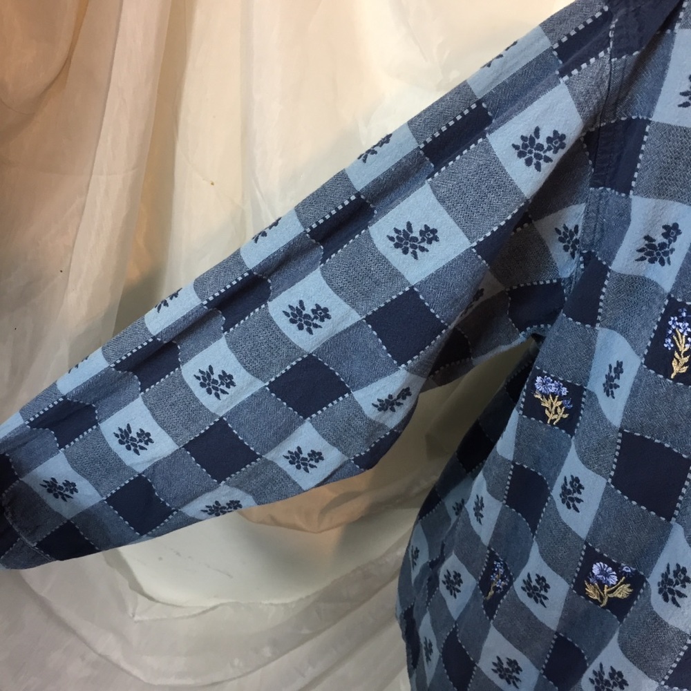 ❌SOLD❌ Vintage 90s Victoria Jones Size 2X Cottagecore Top - Picture 8 of 10